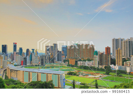 20 June 2013 Happy Valley district, famous for its horse racecourse in 99160415