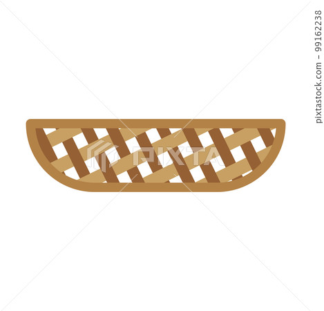 簡單扁平淺籃的矢量圖解 99162238