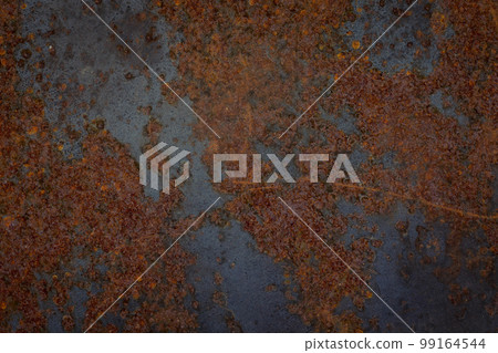 old rusty metal plate texture 99164544