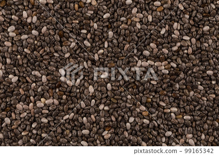 Chia seeds closeup Chia seeds closeup 99165342
