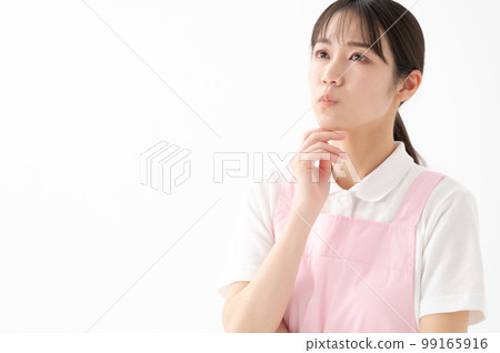 Caregiver, nursery teacher, housekeeping service, apron 99165916