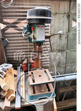 Disused tabletop drilling machine 99166150