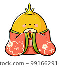 [Illustration material] Cute chick dolls 99166291