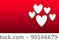 simple clean card with hearts 99166679