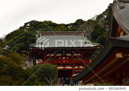 節分節神道儀式鶴岡八幡宮、鎌倉 99166940