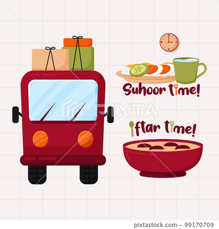 Islamic Ramadan Eid Mubarak Element Collections in Flat Illustration Islamic Ramadan Eid Mubarak Element Collections in Flat Illustration 99170709