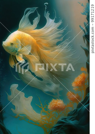 最大尺寸4K以上的金魚畫,具有藝術氣息和神秘氣息 最大尺寸4K以上的金魚畫,具有藝術氣息和神秘氣息 99171219