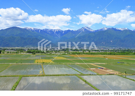 May in Azumino Countryside and Northern Alps May in Azumino Countryside and Northern Alps 99171747
