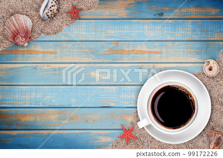 Cup with coffee 99172226