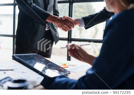 Business People Handshake Greeting Deal. acquisition, successful negotiation concept. Business People Handshake Greeting Deal. acquisition, successful negotiation concept. 99172295