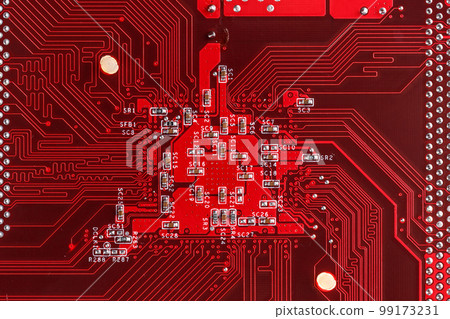 Red circuit board Red circuit board 99173231