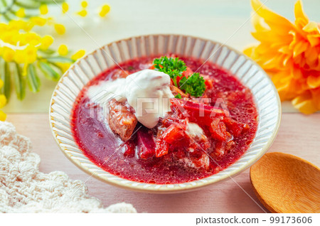 Ukrainian Cuisine Borscht Ukrainian Cuisine Borscht 99173606