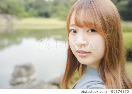 garden portrait garden portrait 99174570