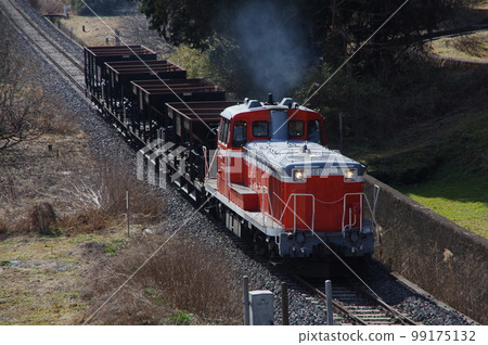 袋田DE10施工列車附近的水軍線 99175132