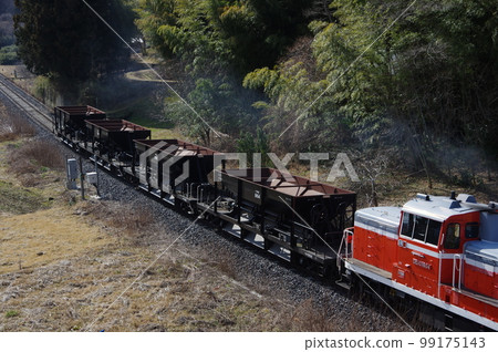 袋田DE10施工列車附近的水軍線 99175143