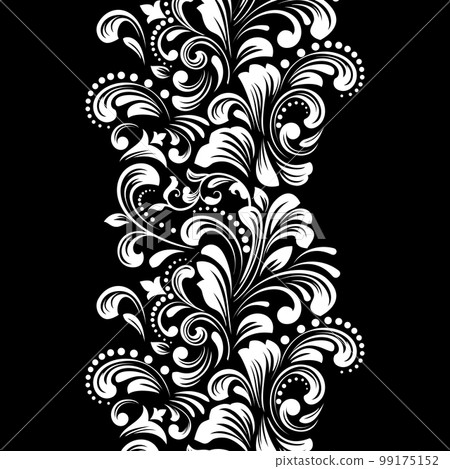 Abstract floral pattern. Vector seamless background. Perfect for invitations or announcements. 99175152