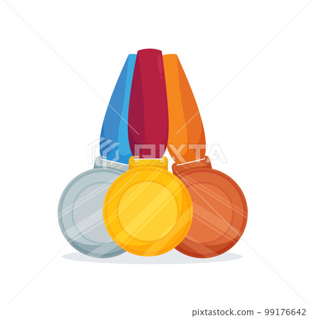sports medal isolated vector illustration 99176642