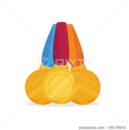 sports medal isolated vector illustration 99176643
