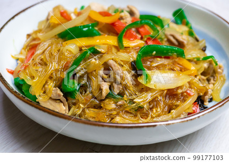 Japchae Korean cuisine 99177103