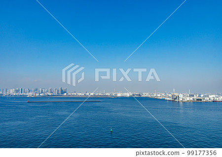 [東京的城市景觀] 從東京門橋看 99177356