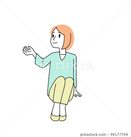 握她的手的婦女 99177749