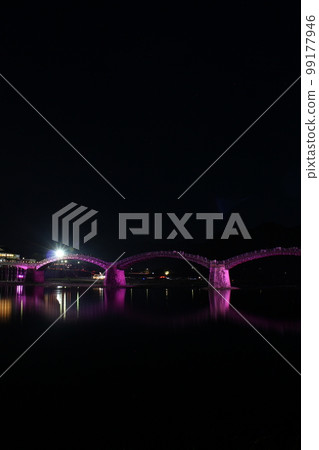 Kintaikyo Bridge Light up Kintai Bridge, Yokoyama, Iwakuni City, Yamaguchi Prefecture Kintaikyo Bridge Light up Kintai Bridge, Yokoyama, Iwakuni City, Yamaguchi Prefecture 99177946