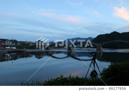 錦帶橋點亮山口縣岩國市橫山錦帶橋 錦帶橋點亮山口縣岩國市橫山錦帶橋 99177956