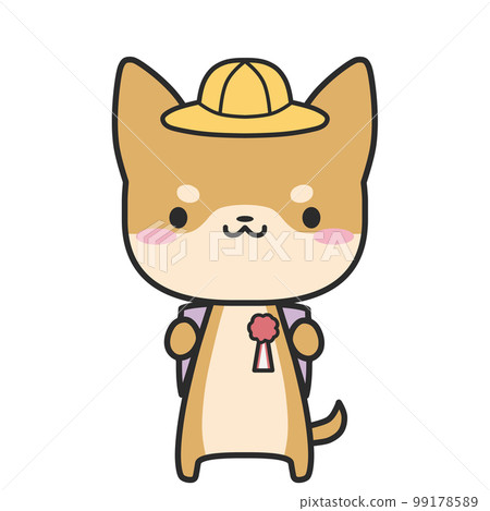 入學儀式上的芝犬 99178589