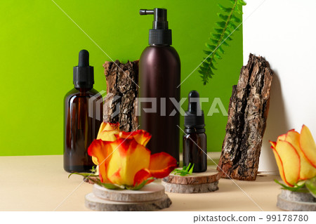 Eco friendly natural cosmetics concept, copy space Eco friendly natural cosmetics concept, copy space 99178780