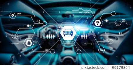 car and technology 99179864