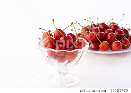 Cherry white background 99181770
