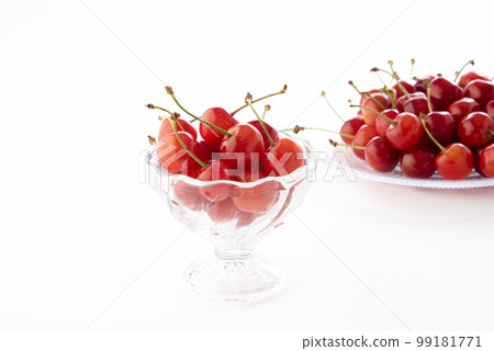 Cherry white background 99181771