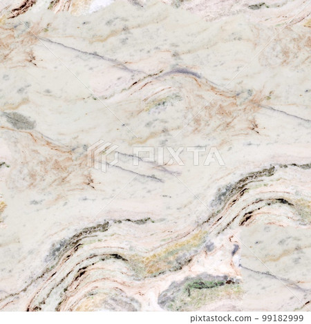 Close up of marble texture, Natural pattern. Seamless square background, tile ready. 99182999