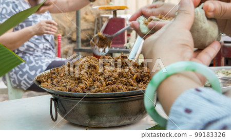 餡料，清明節，祭拜祖先，供品，草仔粿，詰め物、清明節、先祖供養、お供え物、曹丕九份、Stuffin 99183326