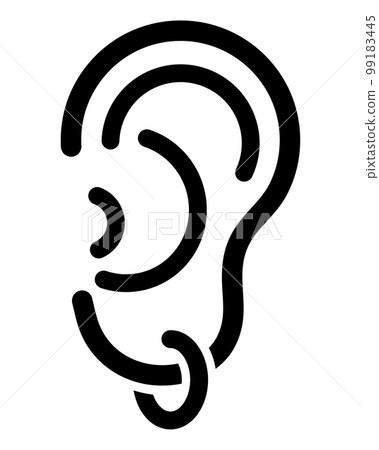 Earrings earring pictogram 99183445