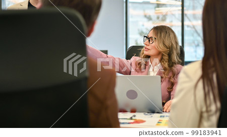 Business meeting in an office Business meeting in an office 99183941