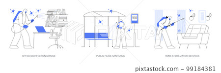 Health protection abstract concept vector illustrations. 99184381
