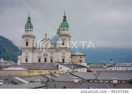 Salzburg Austria inner city with churches Salzburg Austria inner city with churches 99185486