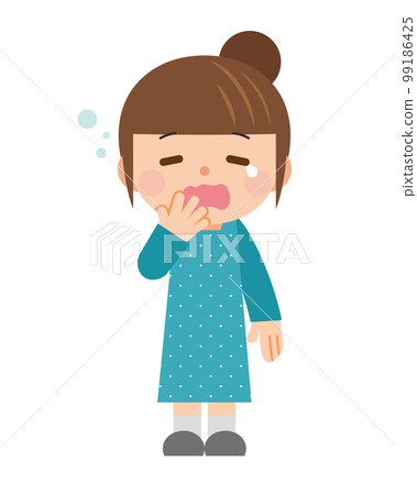 A yawn woman A yawn woman 99186425