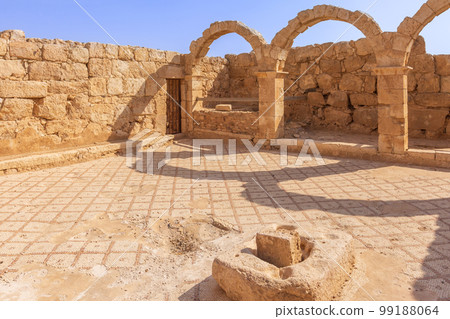 Qasr Al Hallabat desert castle, Jordan 99188064