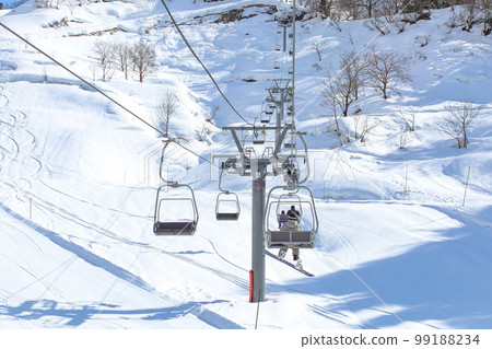 滑雪場風景【松之山溫泉滑雪場(新潟縣十日町市)】 滑雪場風景【松之山溫泉滑雪場(新潟縣十日町市)】 99188234