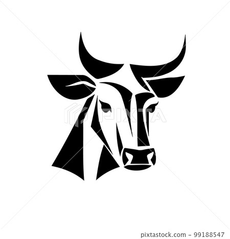 Black angus logo design template. cow, bull logo design. Black angus logo design template. cow, bull logo design. 99188547