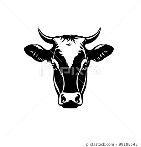 Black angus logo design template. cow, bull logo design.  99188548