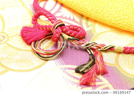 Kimono obi and obijime Kimono obi and obijime 99189147