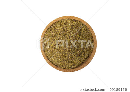 dried common chamomile flowers in latin - Matricaria chamomilla in wooden bowl isolated on white background. Medicinal herb. dried common chamomile flowers in latin - Matricaria chamomilla in wooden bowl isolated on white background. Medicinal herb. 99189156
