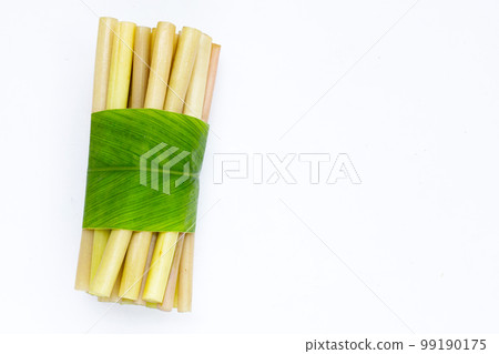 Lotus stem on white background. Lotus stem on white background. 99190175