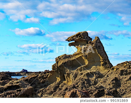 潮瀨崎海灘哥斯拉岩石 99191869