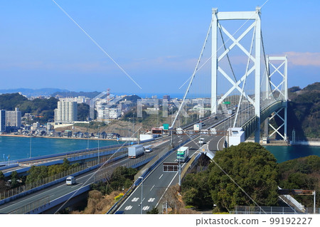 關門橋（北九州市、下關市） 99192227