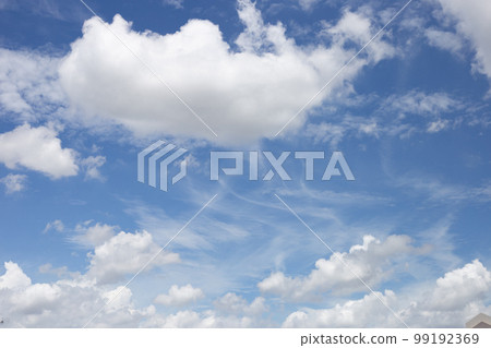 Blue sky with white clouds 99192369