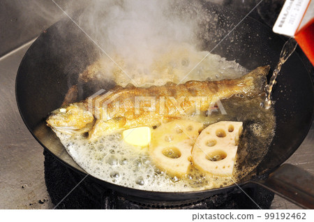 Making amago butter-grilled Making amago butter-grilled 99192462
